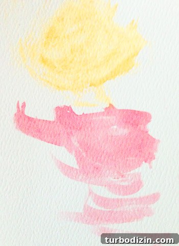 Sharing Love and Art: Creative Ways to Show You Care 6 Pink sunset watercolor