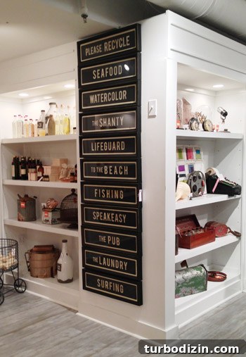 Window Shopping at The Art of Simple in Seaside, FL 6 Black and ivory signs