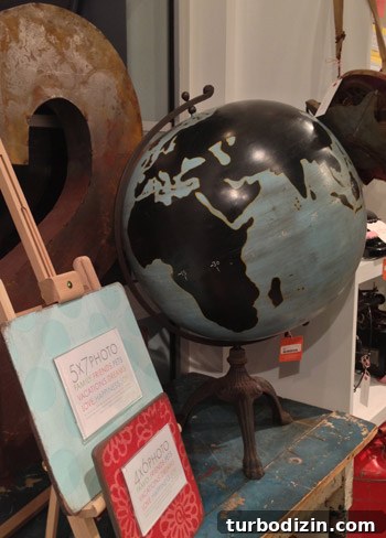 Window Shopping at The Art of Simple in Seaside, FL 8 Painted globe