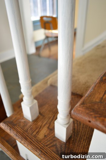 Step-by-Step Guide to Painting Stair Balusters White 9 img 61002 8