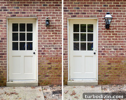 New fixture showing traditional shape and scale