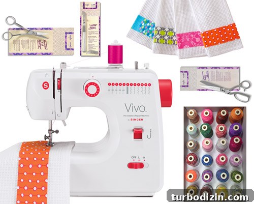 Free Sewing Kit Giveaway: Get Ready, Sew, and Create! 2 Singer Vivo sewing machine with accessories