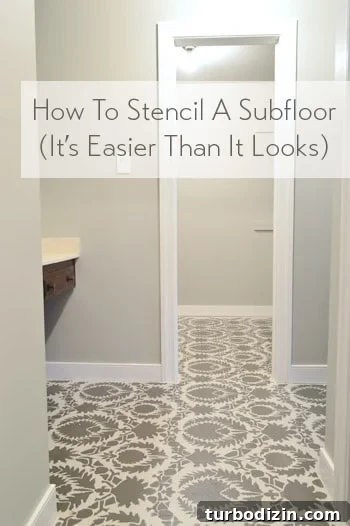 Stencil a Floor: Step-by-Step Guide to Perfect DIY Floor Stenciling 2 how-to-stencil-a-subfloor