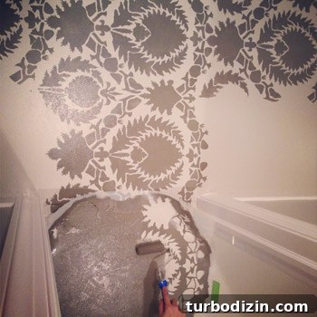 Stencil a Floor: Step-by-Step Guide to Perfect DIY Floor Stenciling 14 img 61612 13