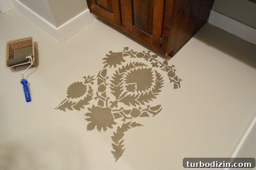 Stencil a Floor: Step-by-Step Guide to Perfect DIY Floor Stenciling 15 img 61612 14