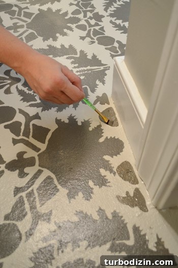 Stencil a Floor: Step-by-Step Guide to Perfect DIY Floor Stenciling 17 img 61612 17