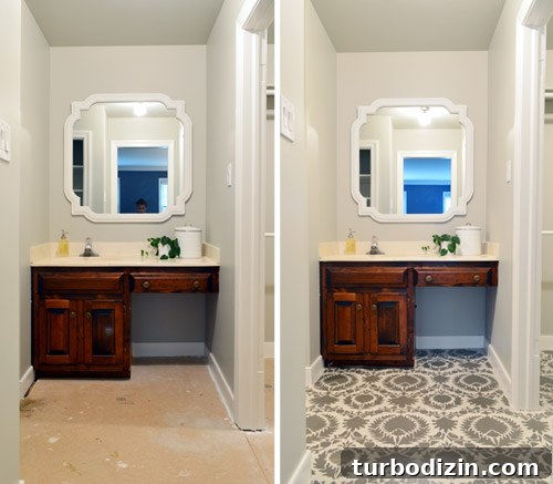 Stencil a Floor: Step-by-Step Guide to Perfect DIY Floor Stenciling 7 img 61612 6