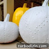 Puffy paint pumpkins