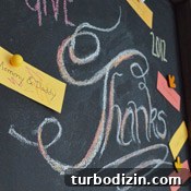 Thankful chalkboard