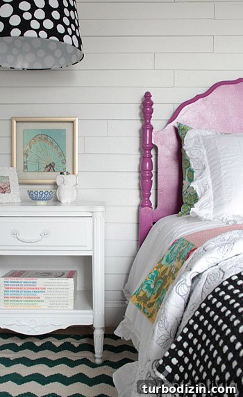 Graphic Kids' Bedroom Makeover: Stylish Ideas for a Bold Room 9 Room photo 6