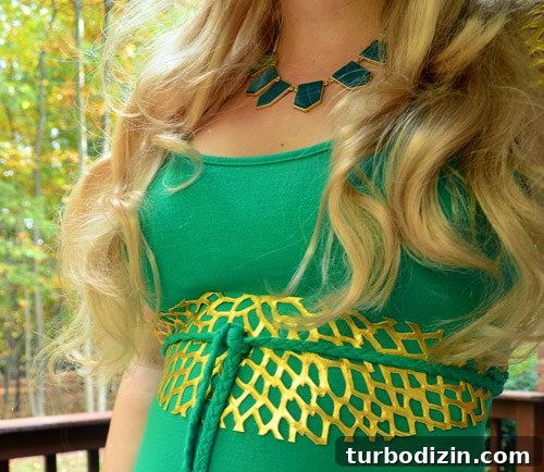 Finished costume details