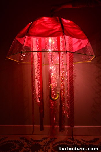 Glowing jellyfish umbrella