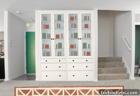 Need Ideas for Shannon’s Dilemma: Creative Solutions Wanted 3 Mockup of built-in in entry nook