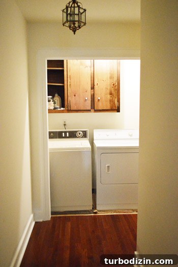 Laundry nook progress
