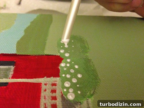 How to Paint a House Portrait: Step-by-Step Guide for Beginners 6 Final touches