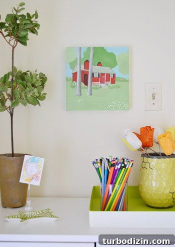 How to Paint a House Portrait: Step-by-Step Guide for Beginners 8 Framed and hung in office
