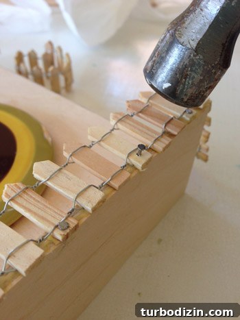 How to Build a Working Clock: Step-by-Step Guide for Beginners 8 Picket fence detail