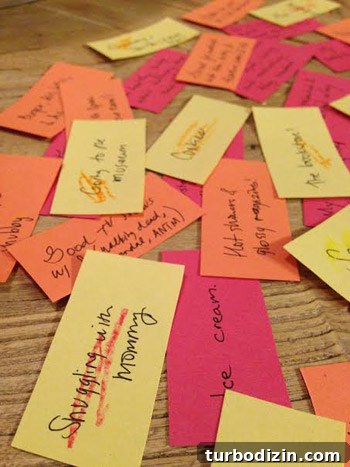DIY Gratitude Jar: Simple Family Project to Share Thanks 4 Thanksgiving Thanks Jar gratitude notes spread out on table as part of holiday craft tradition