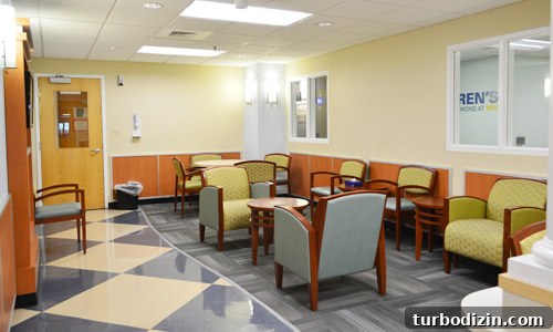 Holiday Makeover at the Children's Hospital: Transforming Care Spaces 3 Before Photo Of Hospital Waiting Room