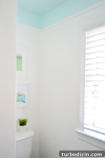 How to Paint a Bathroom Ceiling and Install Trim for a Polished Finish 11 img 63088 10