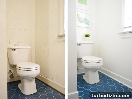 How to Paint a Bathroom Ceiling and Install Trim for a Polished Finish 12 img 63088 11