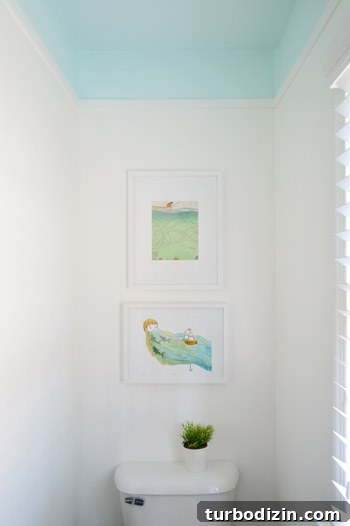 How to Paint a Bathroom Ceiling and Install Trim for a Polished Finish 13 img 63088 12