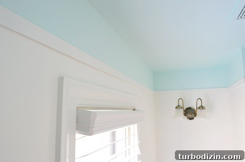 How to Paint a Bathroom Ceiling and Install Trim for a Polished Finish 10 img 63088 9