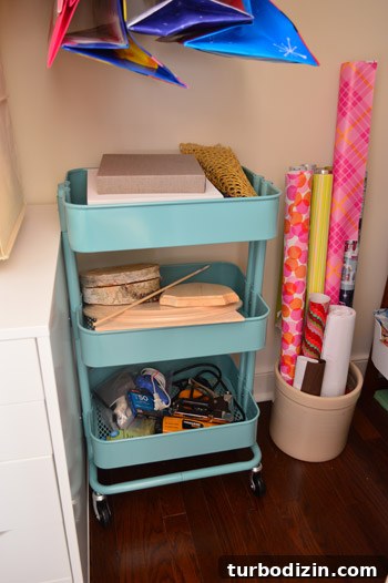 Organize Your Craft Closet: Smart Storage Tips and Layout Ideas 11 Raskog cart contents