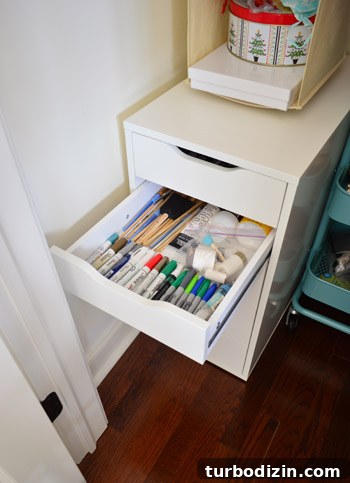 Organize Your Craft Closet: Smart Storage Tips and Layout Ideas 15 Drawer contents