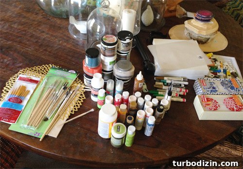 Organize Your Craft Closet: Smart Storage Tips and Layout Ideas 6 Supplies on dining table