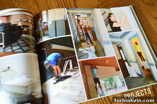 Sample Page of 2013 Family Yearbook Photobook with MyPublisher