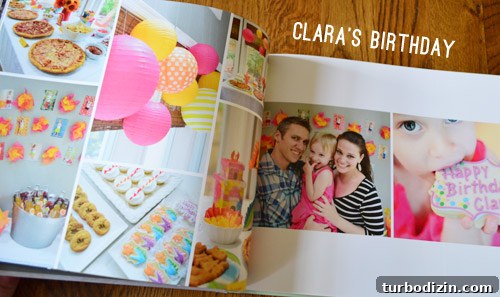Sample Page of 2013 Family Yearbook Photobook with MyPublisher