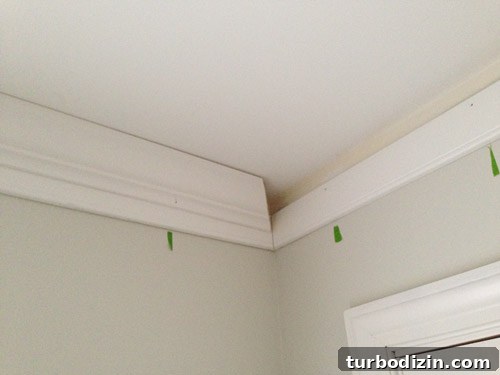How to Install Crown Molding Around Built-In Bookcases 4 img 63386 6