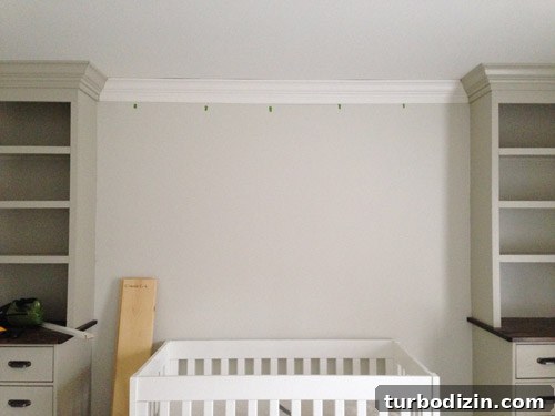 How to Install Crown Molding Around Built-In Bookcases 6 img 63386 8