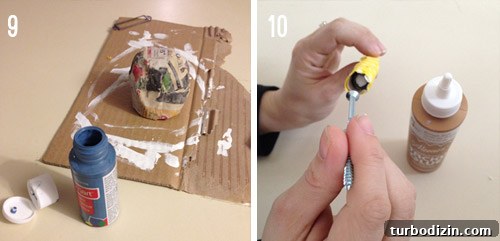 DIY Paper Mache Narwhal Bust: Step-by-Step Guide for Beginners 9 Tusk with screw