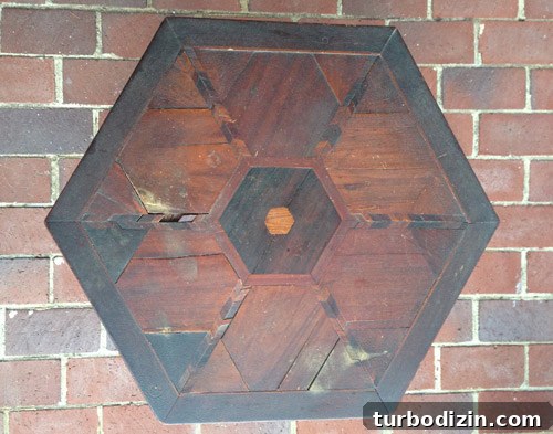 How to Paint a Faux Inlay Pattern for Realistic Wood Accents 6 img 63724 5