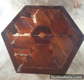 How to Paint a Faux Inlay Pattern for Realistic Wood Accents 9 img 63724 8