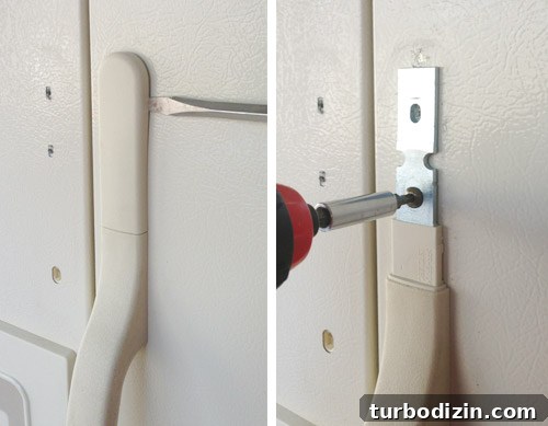 How to Paint a Refrigerator with Appliance Paint: Step-by-Step Guide 8 removing handles from refrigerator for painting
