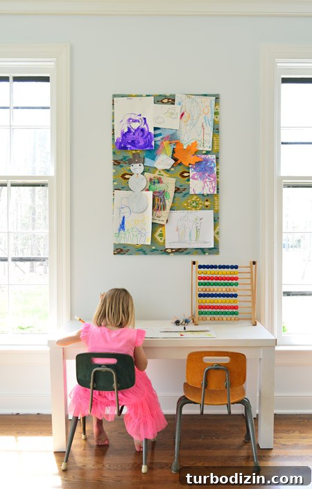 Step-by-Step Guide to Painting a Room Like a Pro 7 Daughter Coloring At Small Art Desk In Home Office