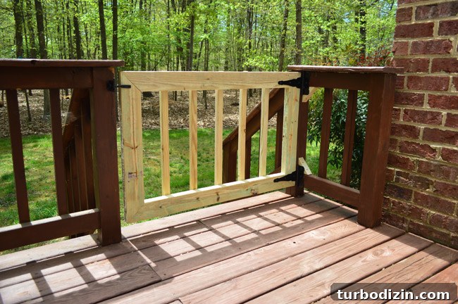 Second Deck Gate Added To Other Side Of Deck