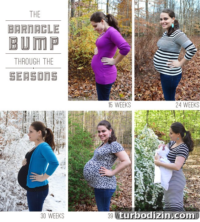 Weekly Baby Photo Project Ideas to Capture Your Baby’s Growth 7 Pregnancy progression grid