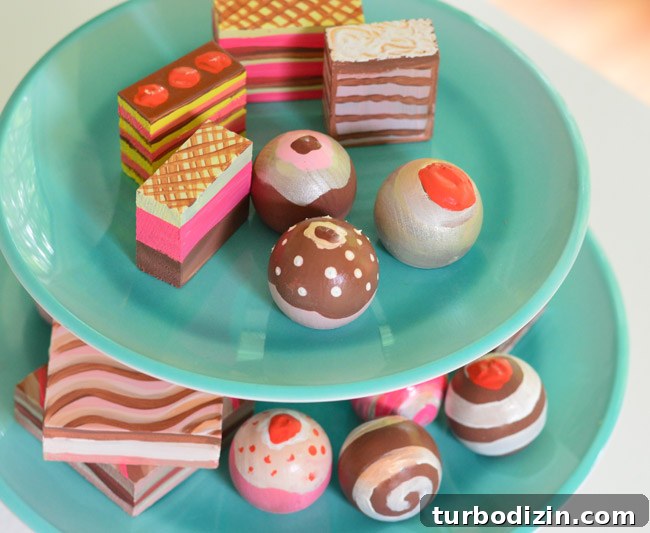 DIY Wooden Play Pastries and Treats for a Kids' Tea Party 4 img 64602 3
