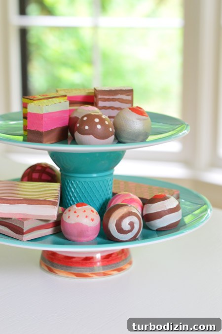 DIY Wooden Play Pastries and Treats for a Kids' Tea Party 8 img 64602 7