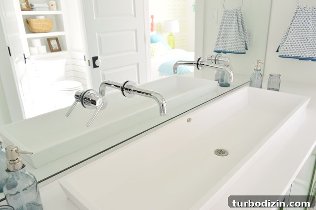 How to Play House: Fun Family Role-Playing Games and Ideas 12 Bathroom sink and mirror