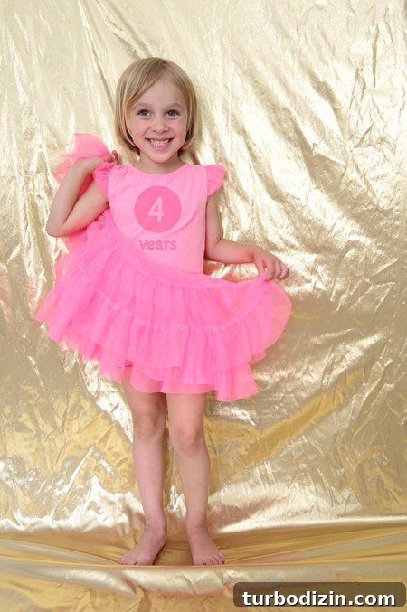 Newborn Photography: A Simple Guide to Shooting Your Baby at Home 17 Birthday Photo Project 4 Year Old In Tutu Dress With Gold Shimmery Background