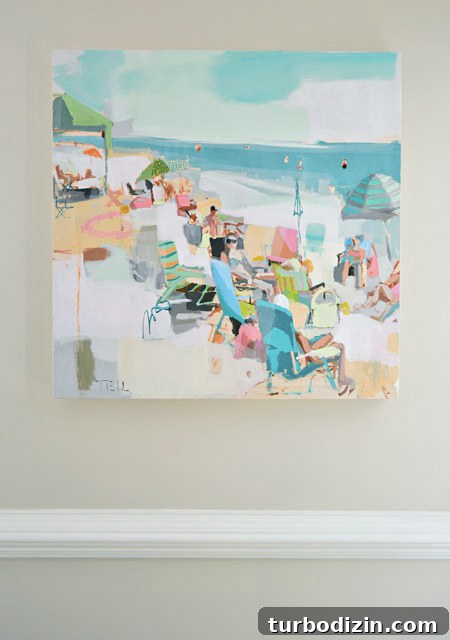 Buying a Teil Duncan Painting for Our Anniversary Gift 3 Painting in foyer