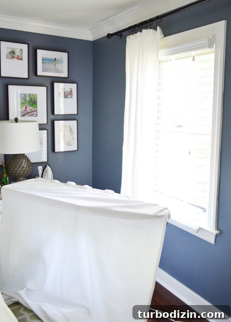 Ironed curtains
