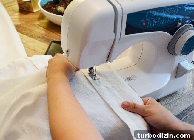 Sewing hems