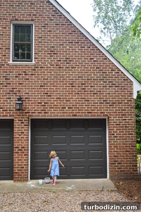 How We Painted Our Garage Doors Urbane Bronze (Step-by-Step) 15 img 65236 16