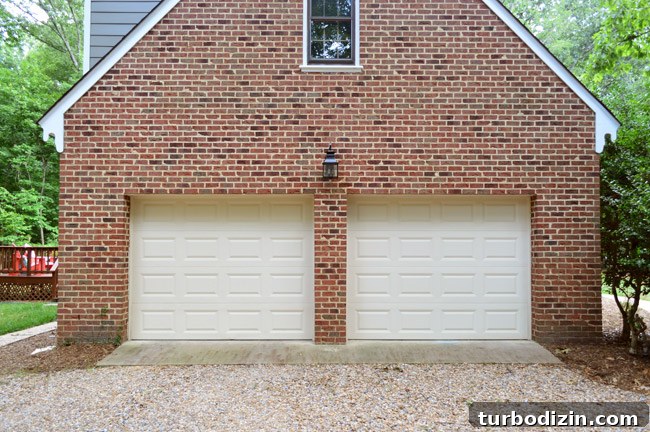 How We Painted Our Garage Doors Urbane Bronze (Step-by-Step) 3 img 65236 2